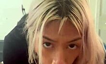 Mexican Latina Deepthroats Monster Cock