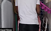 He fucks the blonde milf's big ass hard