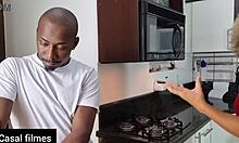 He fucks the blonde milf's big ass hard