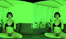 Yanks VR: Amateur Olive Glass in a thrilling public fucking fantasy that's both risky and exciting in 3D