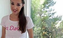 teen 18+ sucking big cock gets facial jizz in hd blowjob scene 😘