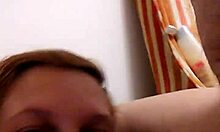 blonde bbw latina gives delicious blowjob to amateur guy