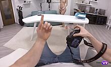 sarah kay feels intense pleasure in crazy threesome casting