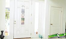 Blonde Teen Sucks Monster Cock Deeply