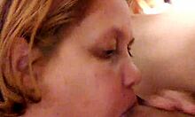 blonde bbw latina gives delicious blowjob to amateur guy