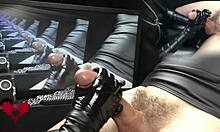 dude, check this slow handjob with perfect ruined cum close-up