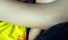 Busty Teen 18+ Teases Pussy With Dildo