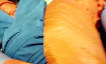 Busty Teen 18+ Teases Pussy With Dildo