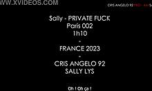 Sally, the redhead French emo, meets Cris Angelo for a private fuck in Paris on Halloween.