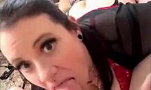 Sexy milf passionately sucks that throbbing cock now!