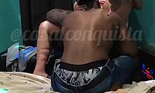 Wife commands cuckold to suck her pussy