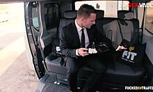 Slutty Client Adriana P Sucks and Rides Chauffeur in Backseat