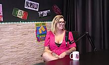 Vanessa's Bold 18-Year-Old Daughter in Red Sheer Lingerie