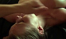 Sunburnt Brunette Gets Lotion Rubdown from Boyfriend with Big Tits in Play