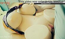 Britney in lingerie takes big cock cumshot on tight pussy