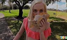 Blonde Teen Starlette Storm Takes Big Cock and Gives Rimjob