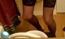 Sexy shemale cosplayer wants dick in her ass