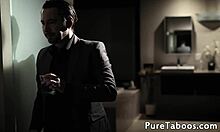 19yo stepdaughter gets facefucked in fantasy cowgirl