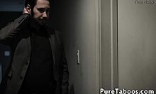 19yo stepdaughter gets facefucked in fantasy cowgirl