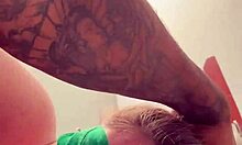 white girl deepthroats big black cock 😈