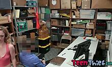 I caught those two naughty teens stealing at the office