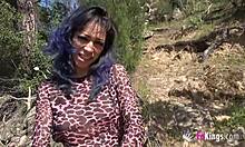 Hot Nudist Noa Seduces and Bangs Random Guy on Beach