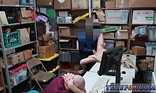 blonde suspect gives blowjob and toy insertion 😏