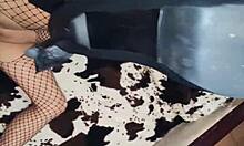 i fuck my skinny wife doggy in mesh bodysuit