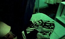 It was dark and cold when she asked to fuck, so I pulled down her pants to enter her in doggystyle.