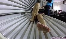 Wow, two teen amateurs blow and bang my stepbro hard!