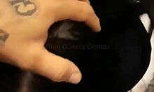 She sucked my cock in the shopping mall, got on all fours in the bathroom, and I finished at home with MMA fighter Allan Guerra Gomes.