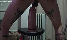 I love this big dildo in my ass.