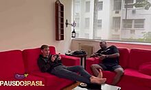 big ass meets monster cock in gay blowjob scene