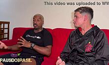 big ass meets monster cock in gay blowjob scene