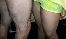 Stepfather and I at home