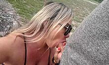 Bianca Naldy gets fucked outdoors on the street