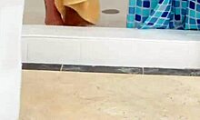 i stepped into my chum's sister's shower for hardcore bathroom sex