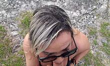 Bianca Naldy gets fucked outdoors on the street