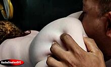 Lorrany Exotica Fucks Big Cock in Garage