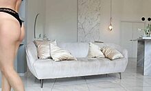 Girlfriend In Fishnets And Pantyhose Teases Outdoors