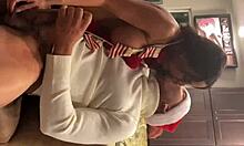 Dick in a Box! Latina Bent Over for Christmas Anal Fun