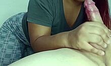 i gave her the best blowjob ever, almost filled my mouth with cum - part 1