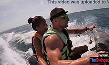 Driving On Water With Asian Teen Girlfriend Blowjob