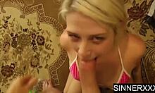 Young and old get intimate in a provocative facial scene