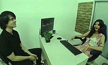 im the best stepsister ever, helpin my stepbro jerk off n swallowin his cum part 8