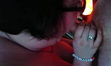 Amateur BBW Big Tits Sucks TheStonedFox's Massive Cock