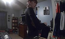 miss magic tries on outfits for the comic-con