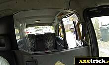 Classy british ebony milf has casual fun with young cabbie