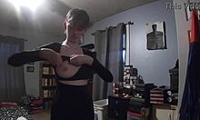 miss magic tries on outfits for the comic-con