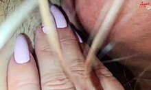 Stepmom sucking balls and jerking stepson?